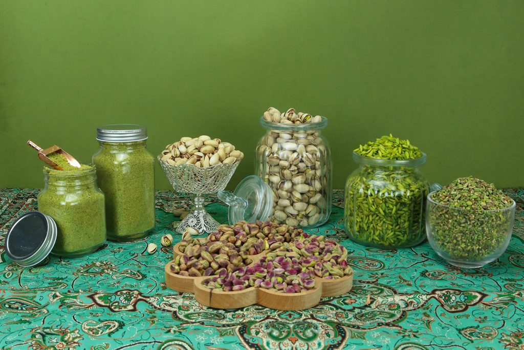 انواع پسته و فرآوری پسته
